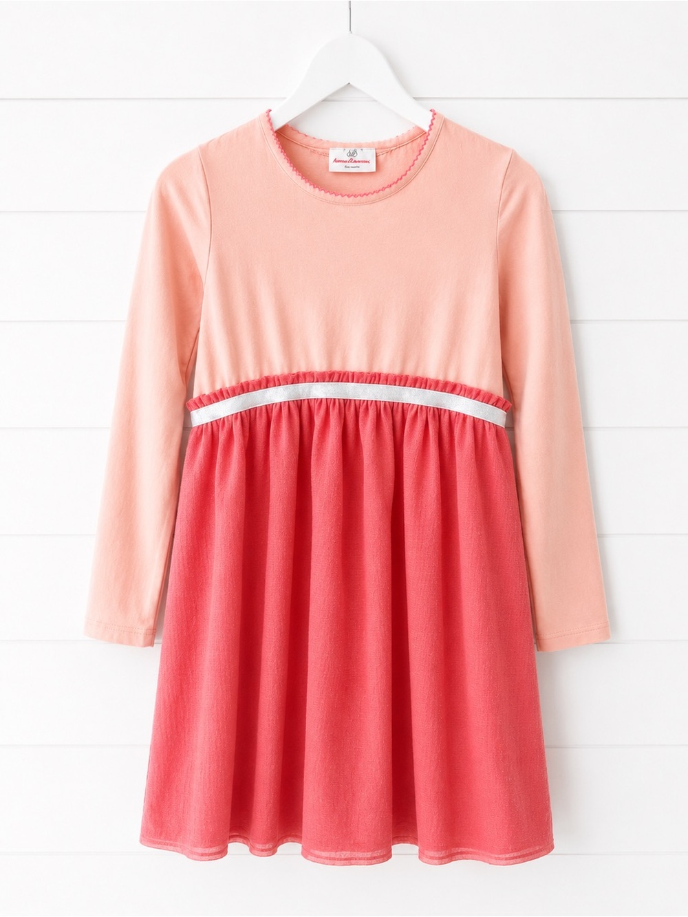 Hanna Andersson Pink Casual Long Sleeve Sundress USED